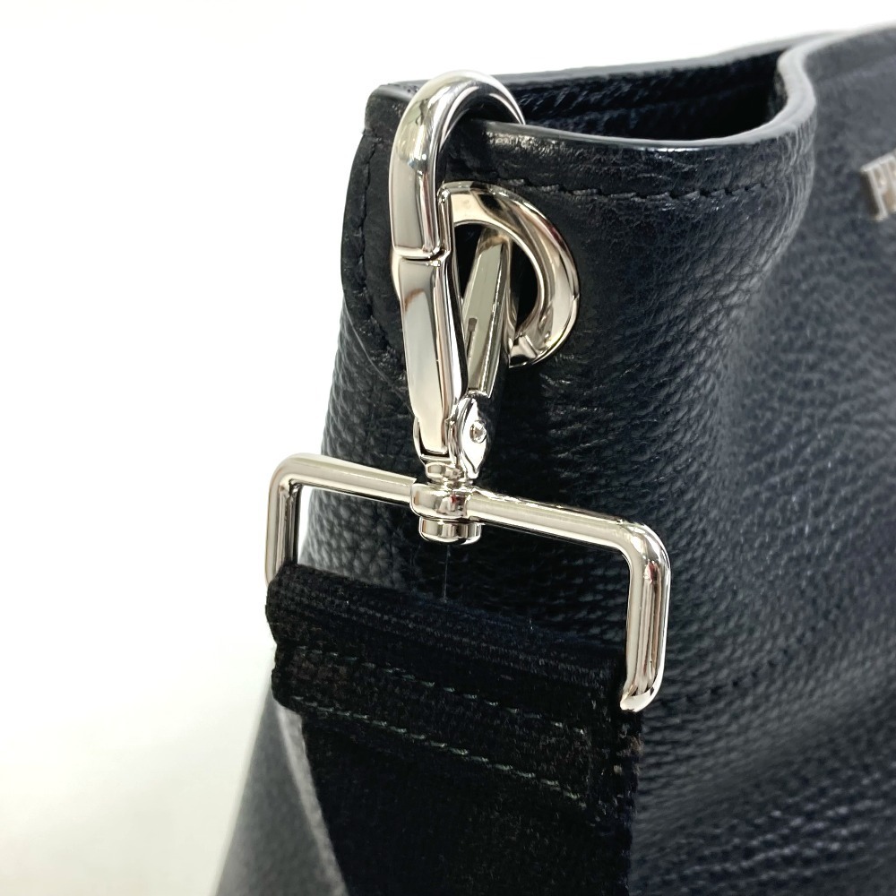 Prada Vitello Dyno Bucket Diagonal Shoulder Bag B… - image 8